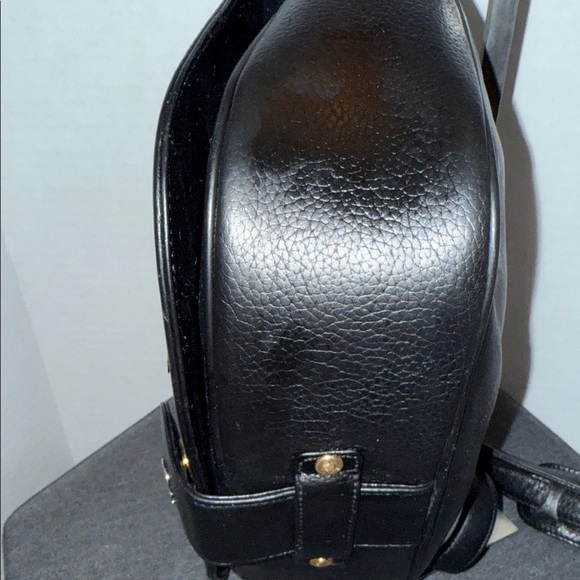 MCM Vintage Black Leather Crossbody Shoulder Bag - Picture 8 of 15